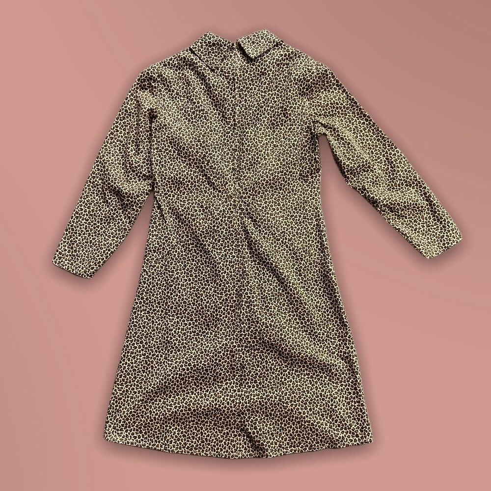 Vintage Cheetah Print Dress